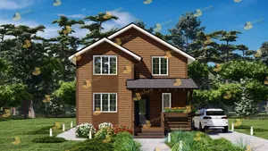 Коттедж с мансардой Уют