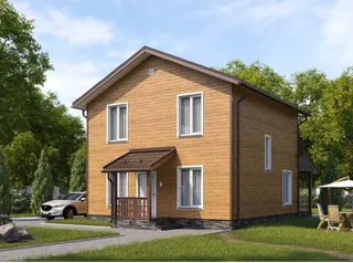 Двухэтажный коттедж Владимир