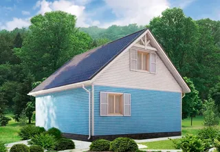 Дачный с мансардой Жемчужина