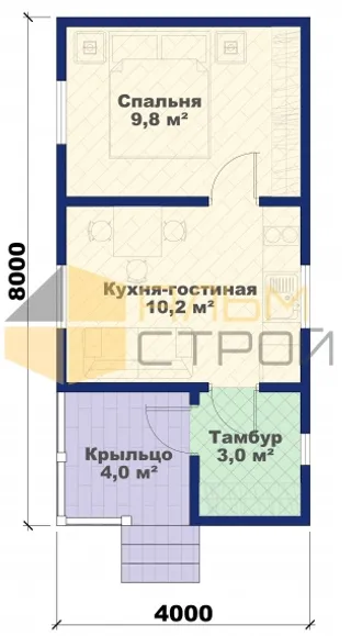 Одноэтажный дачный Финский