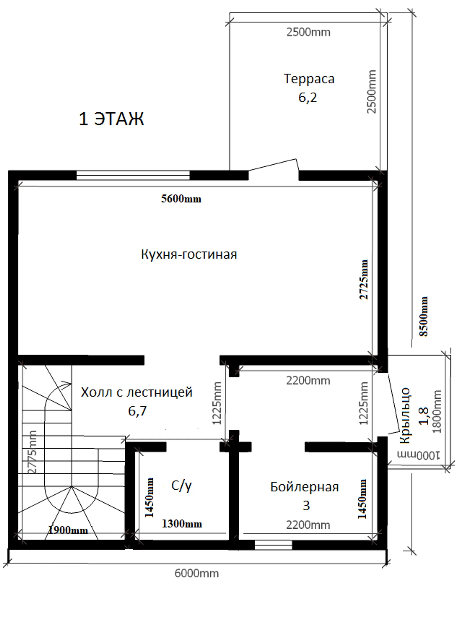 Коттедж двухэтажный Миэль