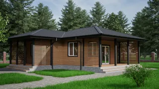 Одноэтажный коттедж Бийск