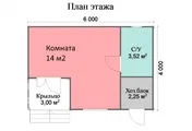 Одноэтажный дачный Кроха