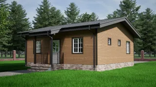 Одноэтажный коттедж Пенза