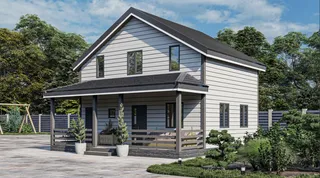 Коттедж с мансардой Рязань