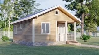 Одноэтажный дачный Зодчий