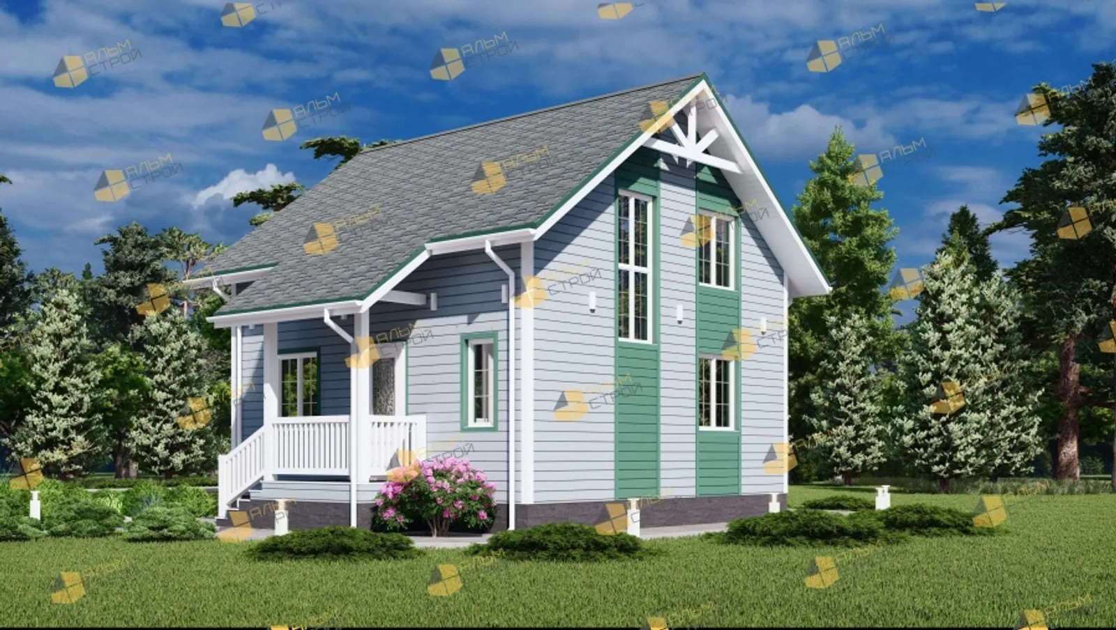 Коттедж с мансардой Севастополь