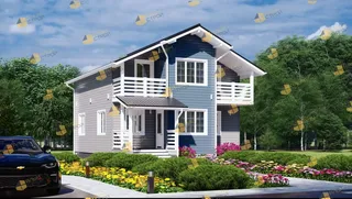 Коттедж с мансардой Кёльн