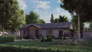 Одноэтажный коттедж Томск 2