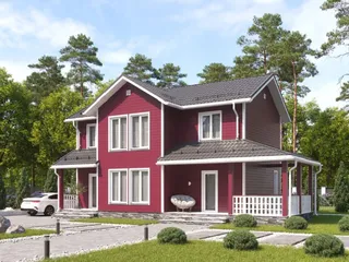 Двухэтажный коттедж Видный