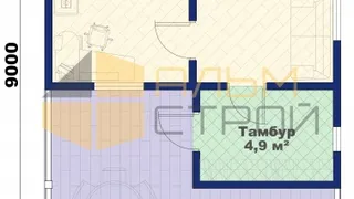 Одноэтажный дачный Беседа