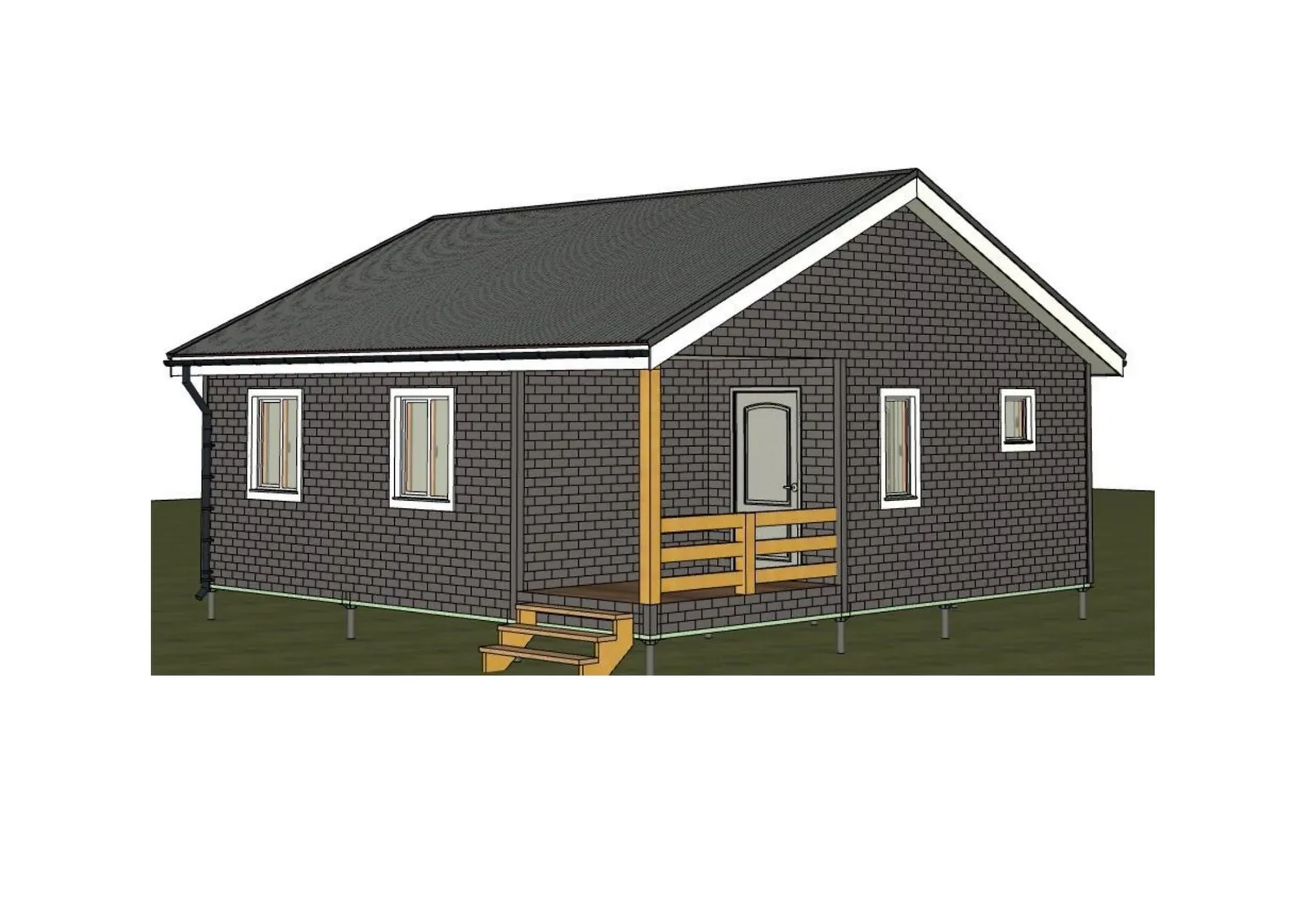 Одноэтажный коттедж Юбилейный