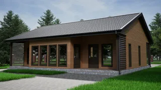 Одноэтажный коттедж Тюмень