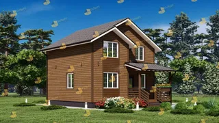 Коттедж с мансардой Уют