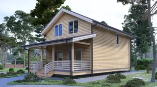 Коттедж с мансардой Ступино