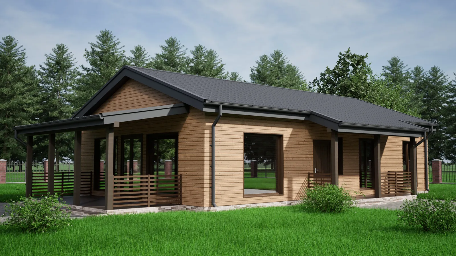 Одноэтажный коттедж Фаворит