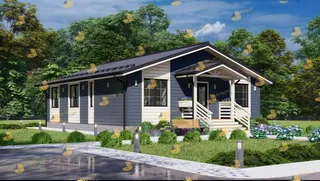 Одноэтажный коттедж Классика 2