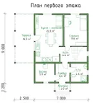Коттедж с мансардой Медынь 3