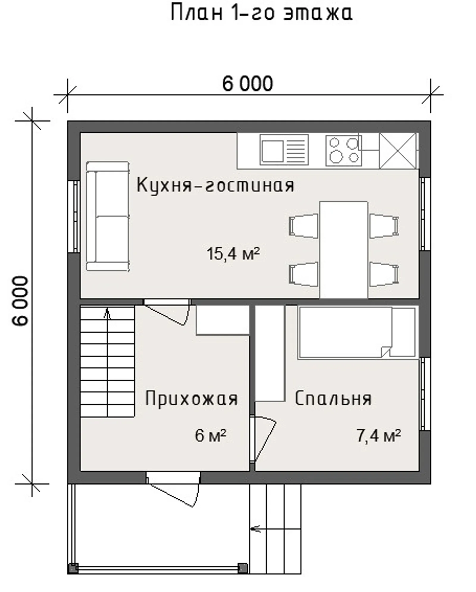 Дачный с мансардой Дача