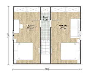 Дачный с мансардой Лесничий