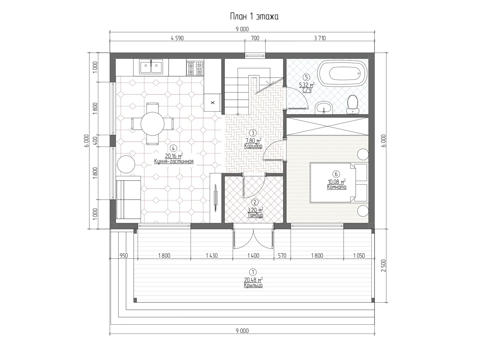 Коттедж с мансардой Воронеж