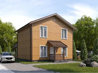 Двухэтажный коттедж Владимир