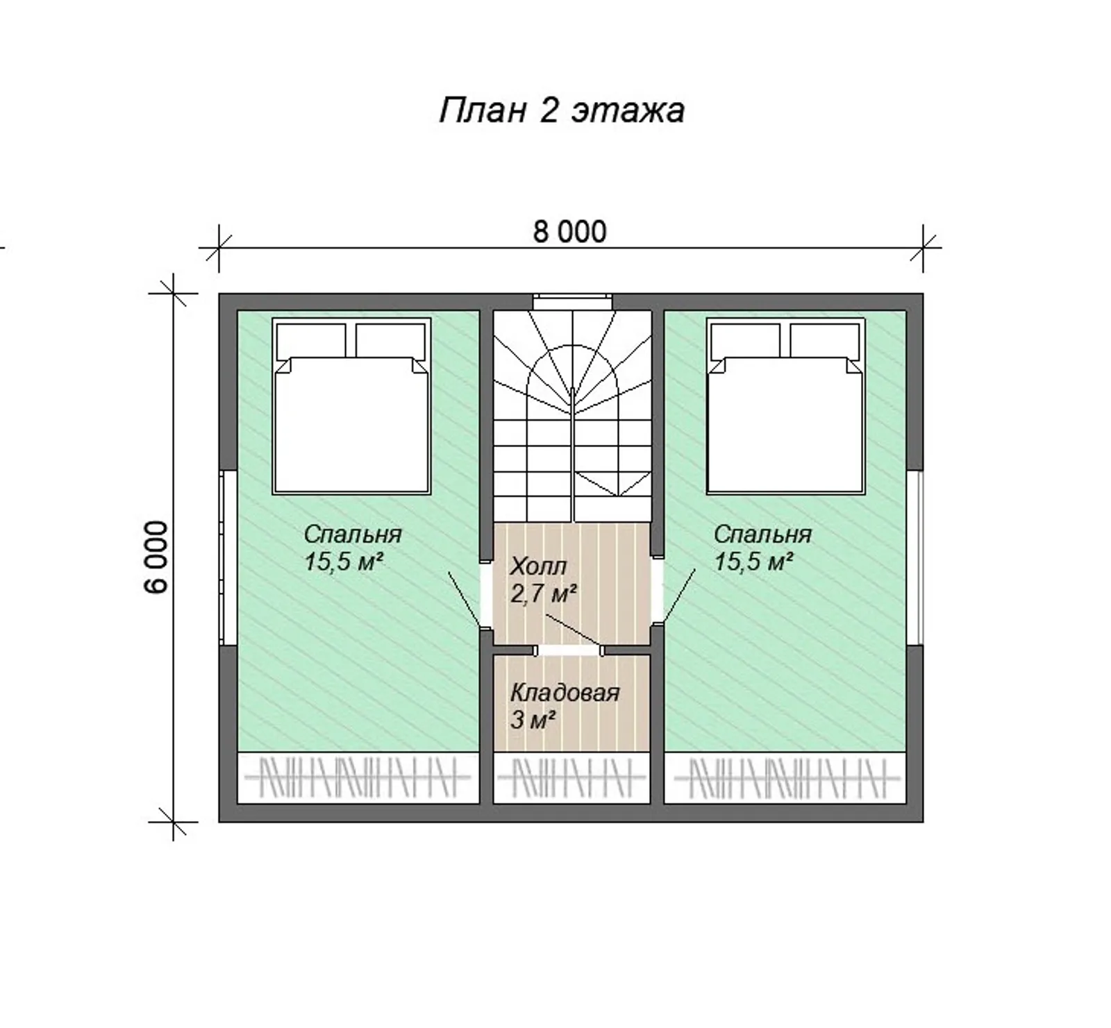Дачный с мансардой Фантастика