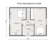 Коттедж с мансардой Подмосковье 2