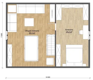 Коттедж с мансардой Киржач