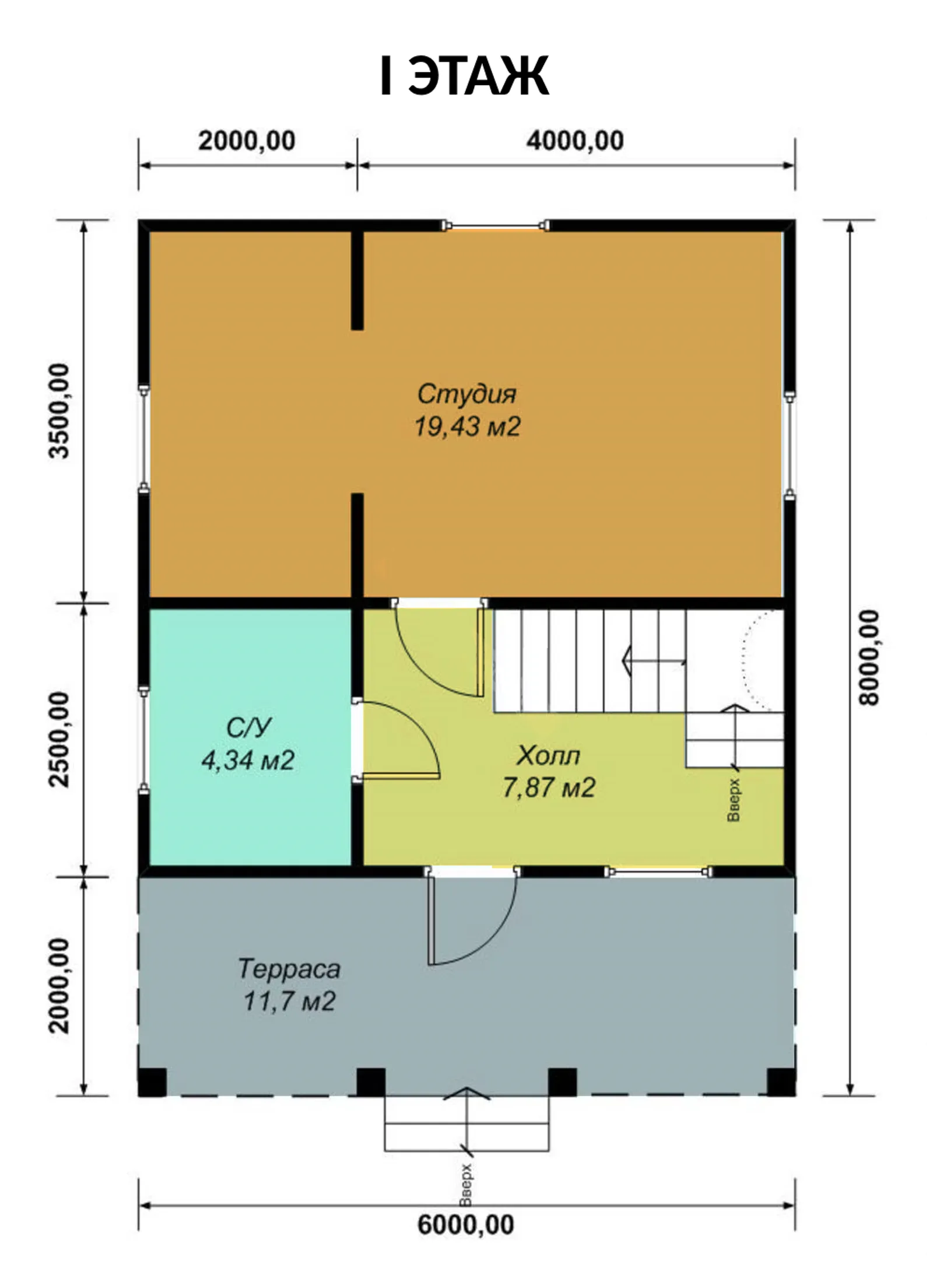 Дачный с мансардой Престиж №5