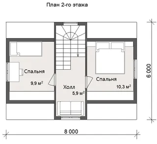 Дачный с мансардой Атлант