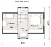Дачный с мансардой Атлант