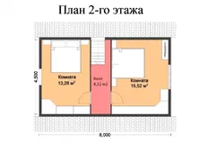Дачный с мансардой Престиж №3
