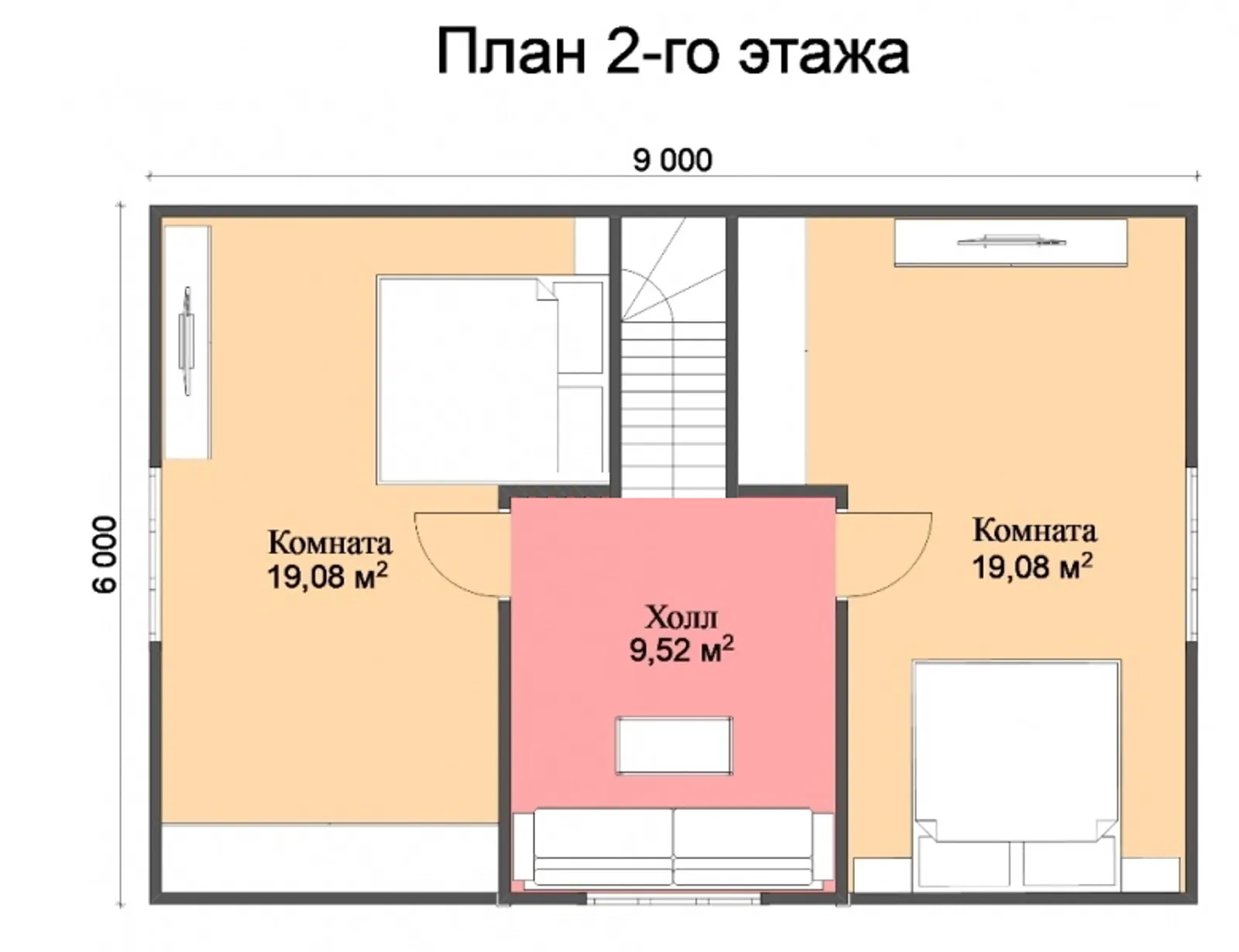 Коттедж с мансардой Подмосковье 1