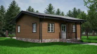 Одноэтажный коттедж Пенза