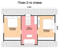 Коттедж с мансардой Терем