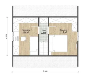 Дачный с мансардой Велес