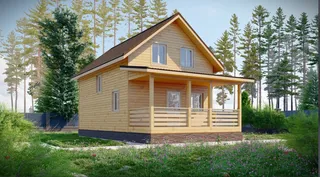 Коттедж с мансардой Подольск