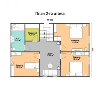 Коттедж с мансардой Дубна