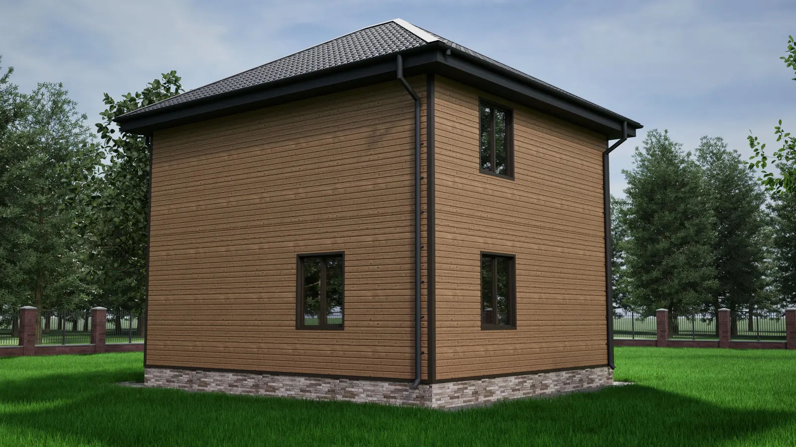 Коттедж двухэтажный Малино