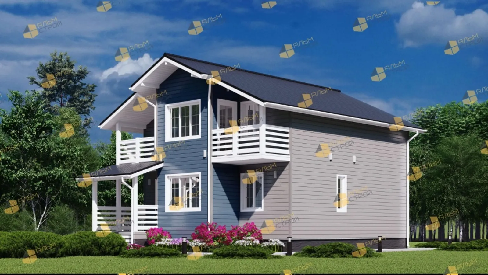 Коттедж с мансардой Кёльн