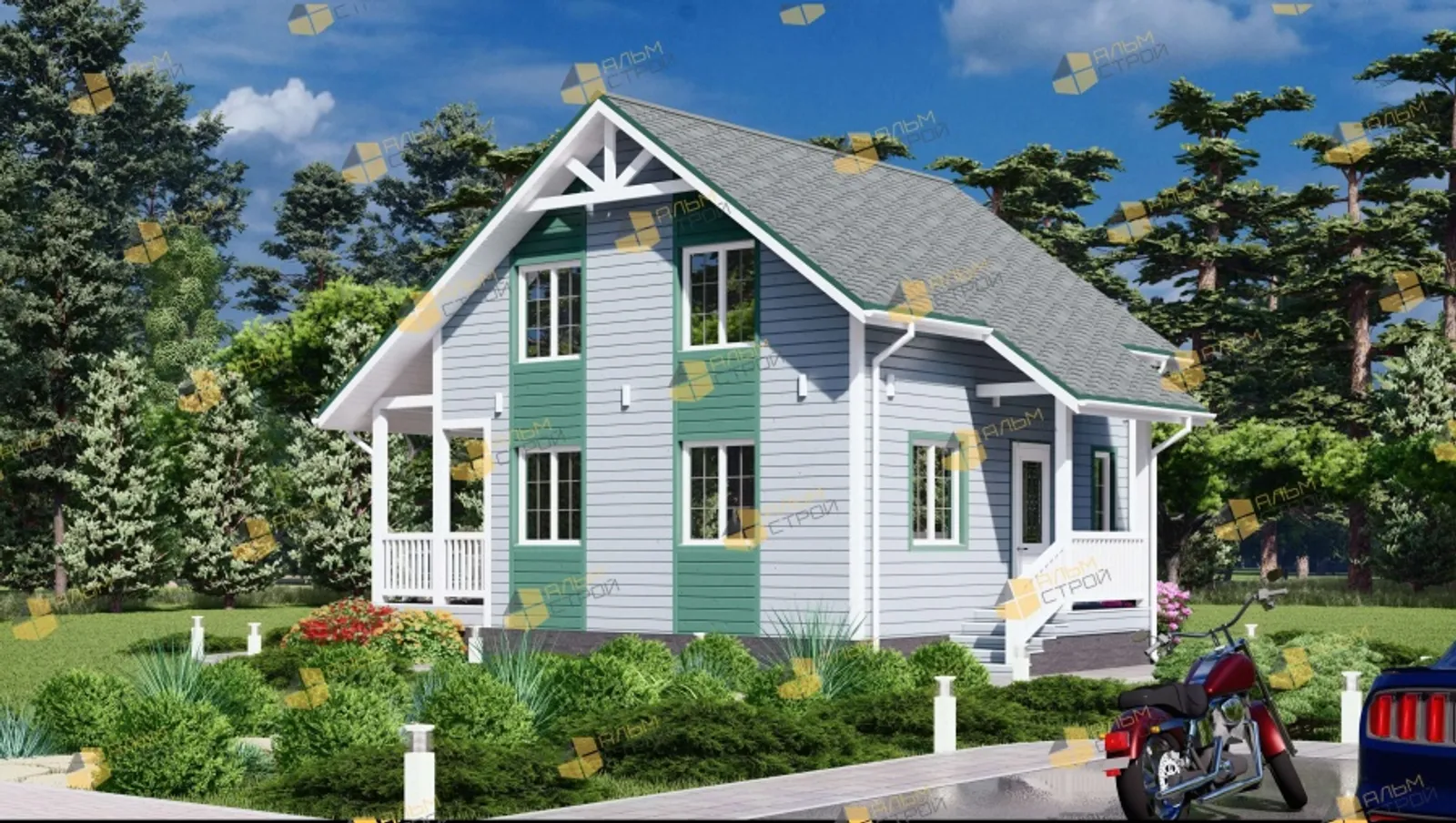 Коттедж с мансардой Севастополь