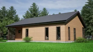 Одноэтажный коттедж Тюмень