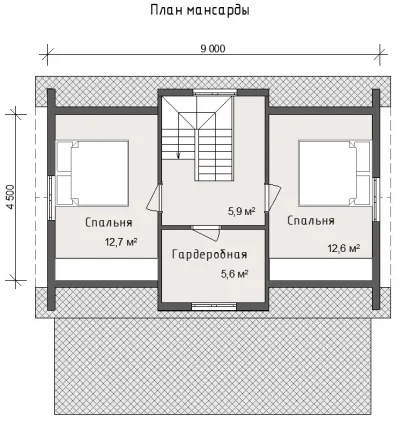 Дачный с мансардой Коломна