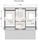 Дачный с мансардой Коломна