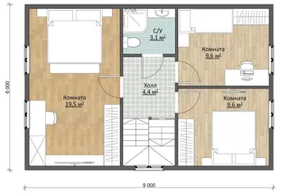 Коттедж с мансардой Медынь