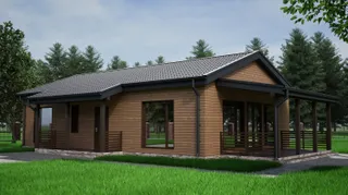 Одноэтажный коттедж Фаворит