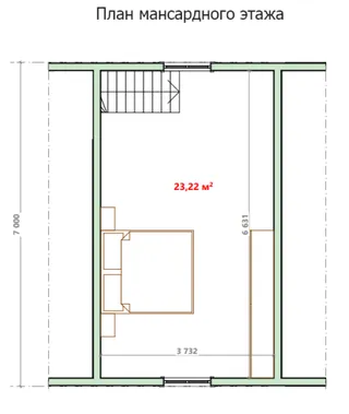 Дачный с мансардой Престиж