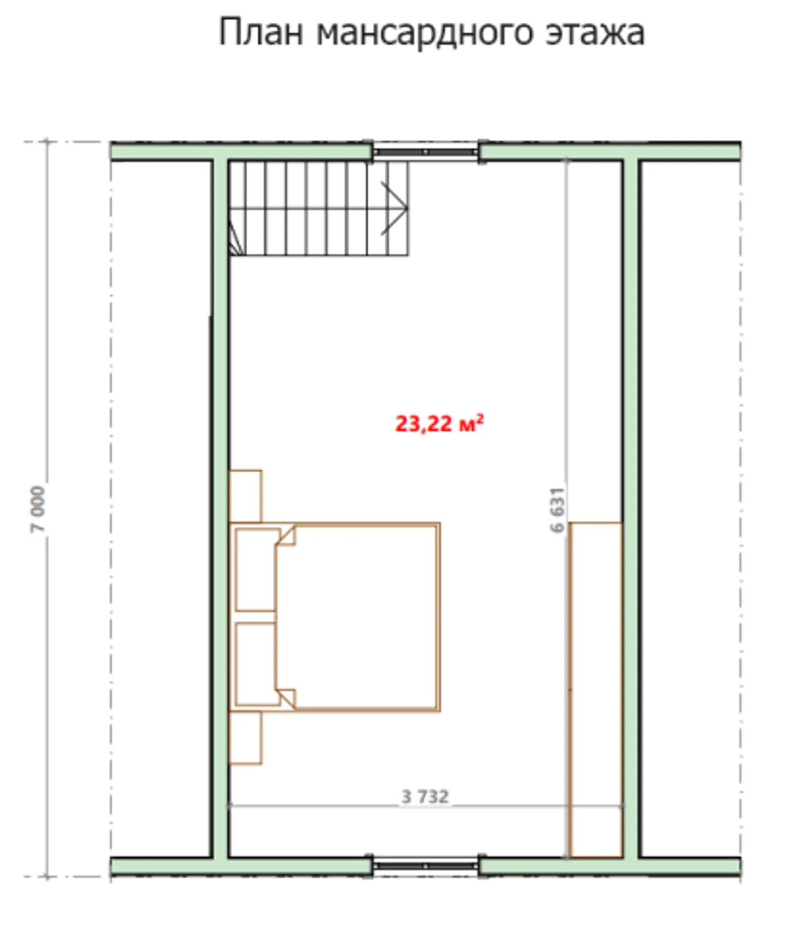 Дачный с мансардой Престиж