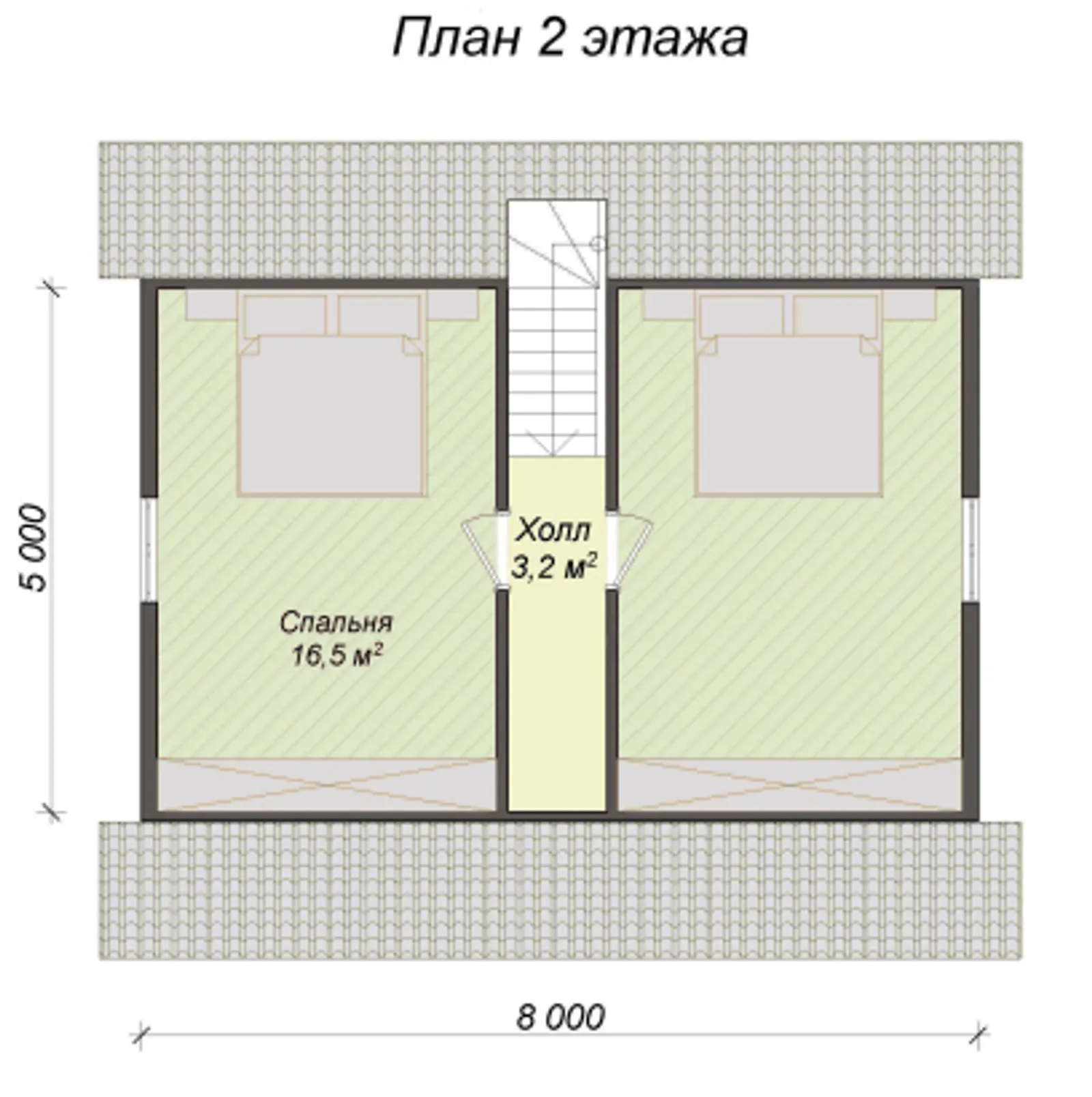 Дачный с мансардой Жемчужина